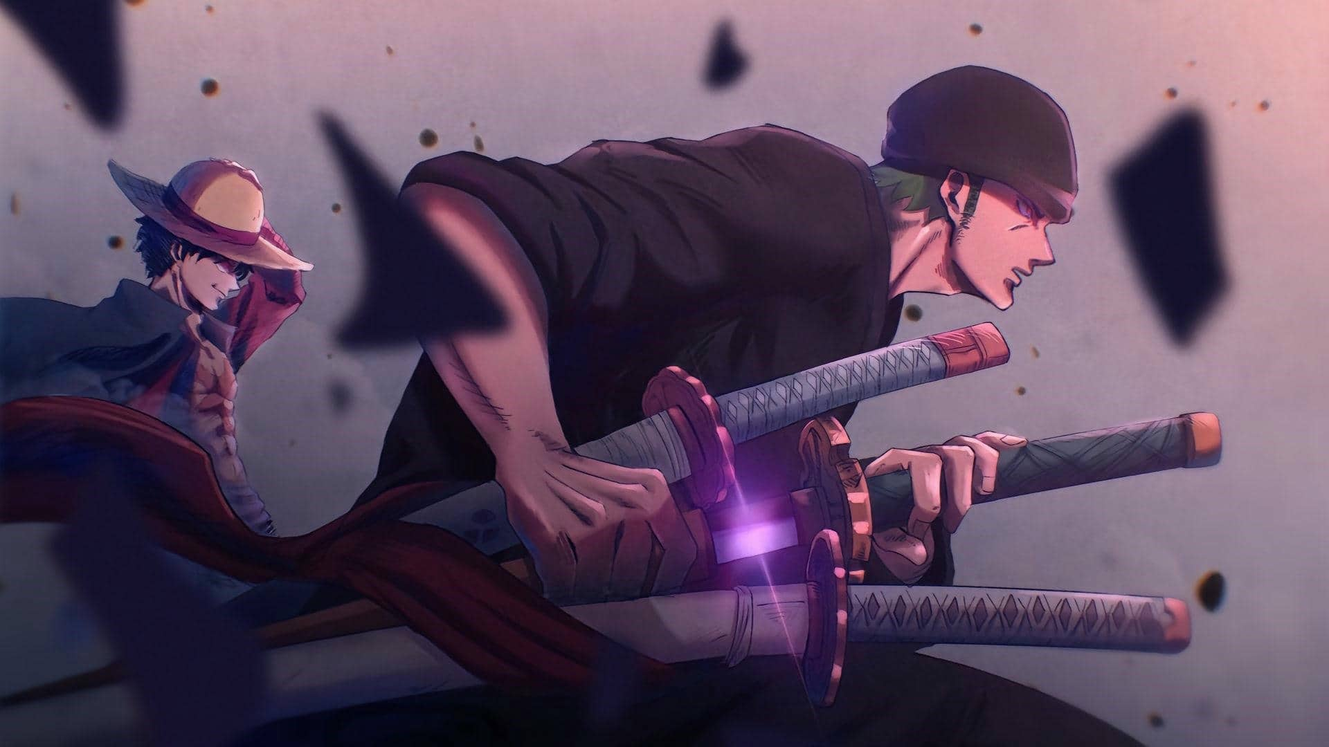 Ảnh Zoro ngầu làm hình nền máy tính