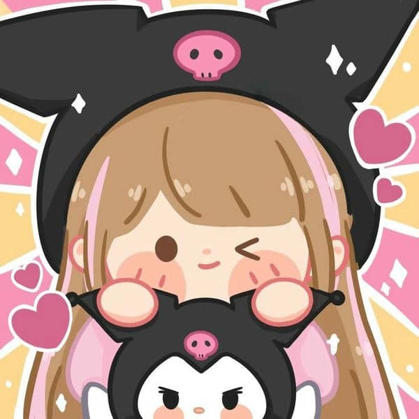 Ảnh anime Kuromi avatar cute