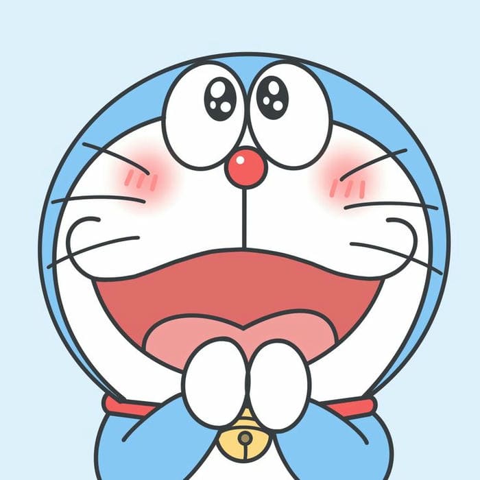 Ảnh avatar Doraemon biểu cảm đáng yêu