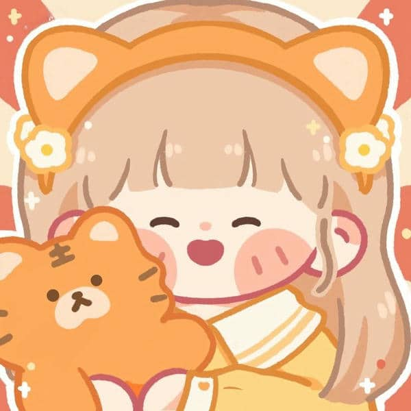 Ảnh avatar chibi hổ cute