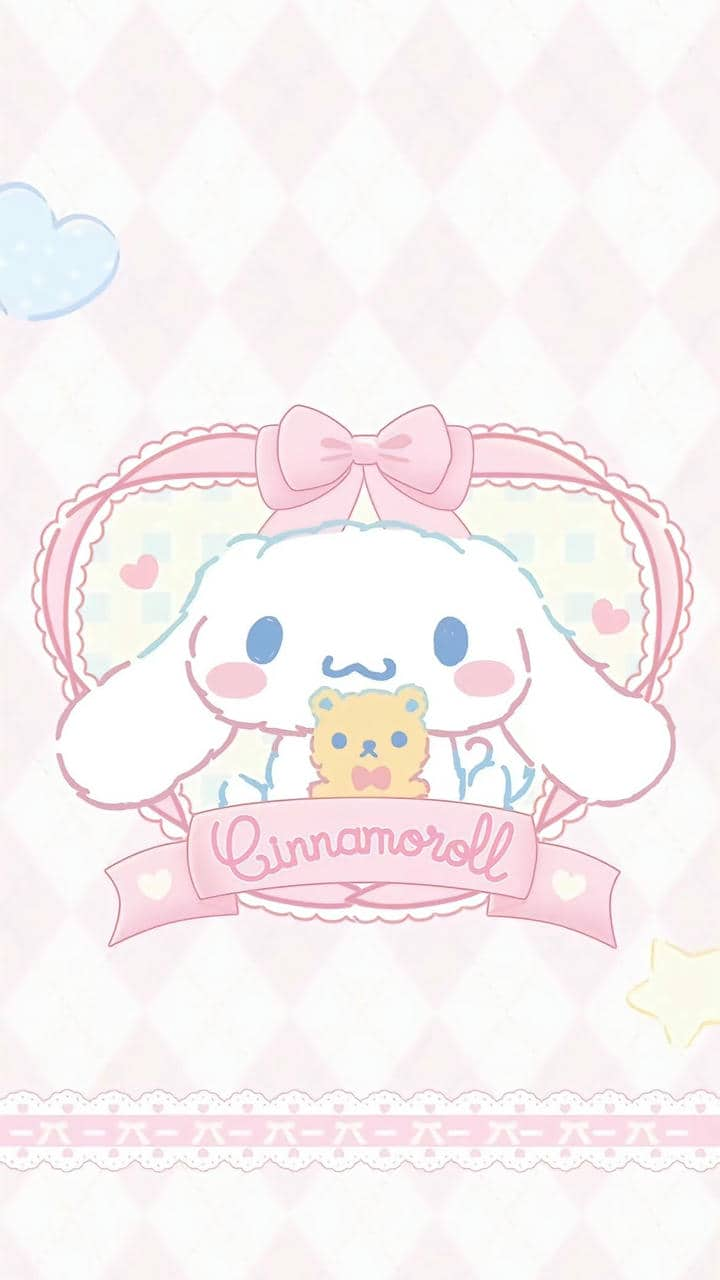 Ảnh hình nền Cinnamoroll màu hồng cute