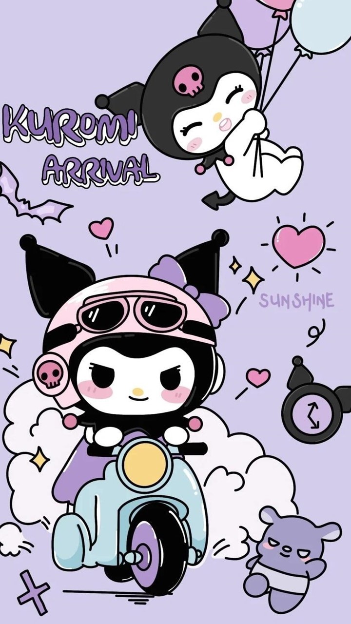 Ảnh hình nền Kuromi siêu cute