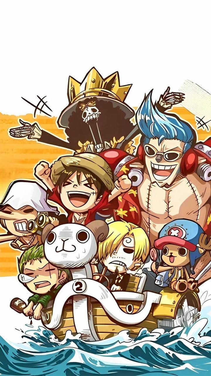 Ảnh hình nền điện thoại One Piece cute