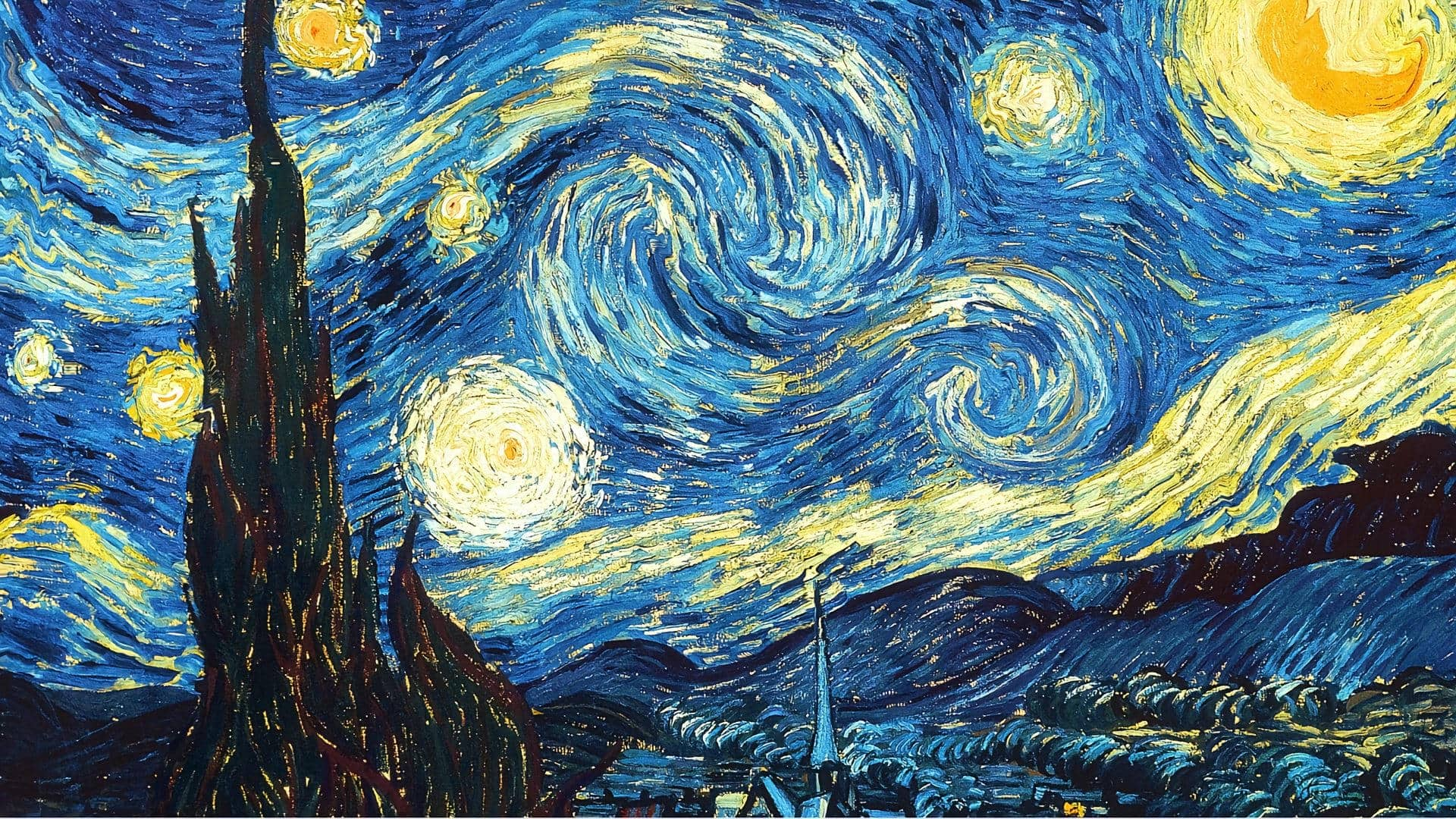 Ảnh hình nền máy tính tranh Van Gogh