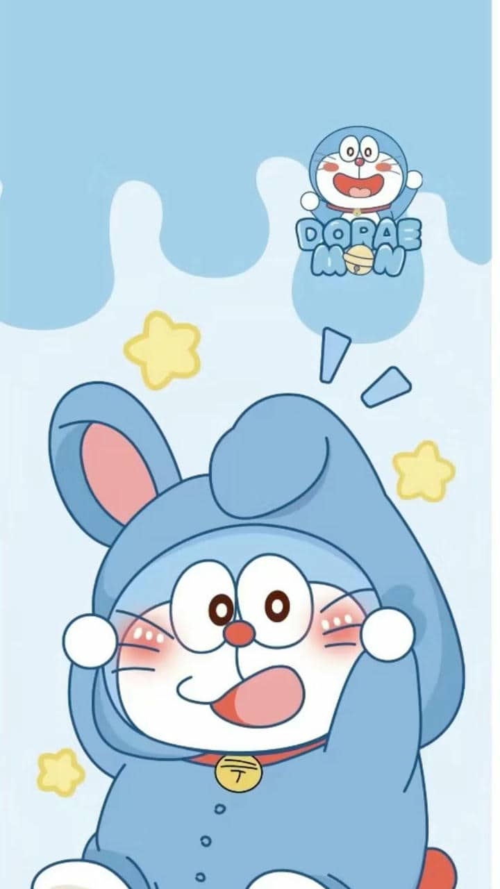 Ảnh nền đt Doraemon siêu cute