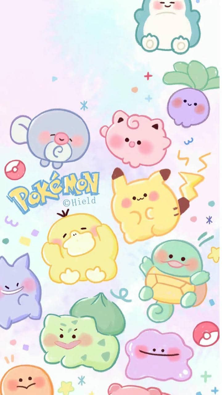 Ảnh nền đt pokemon đáng yêu