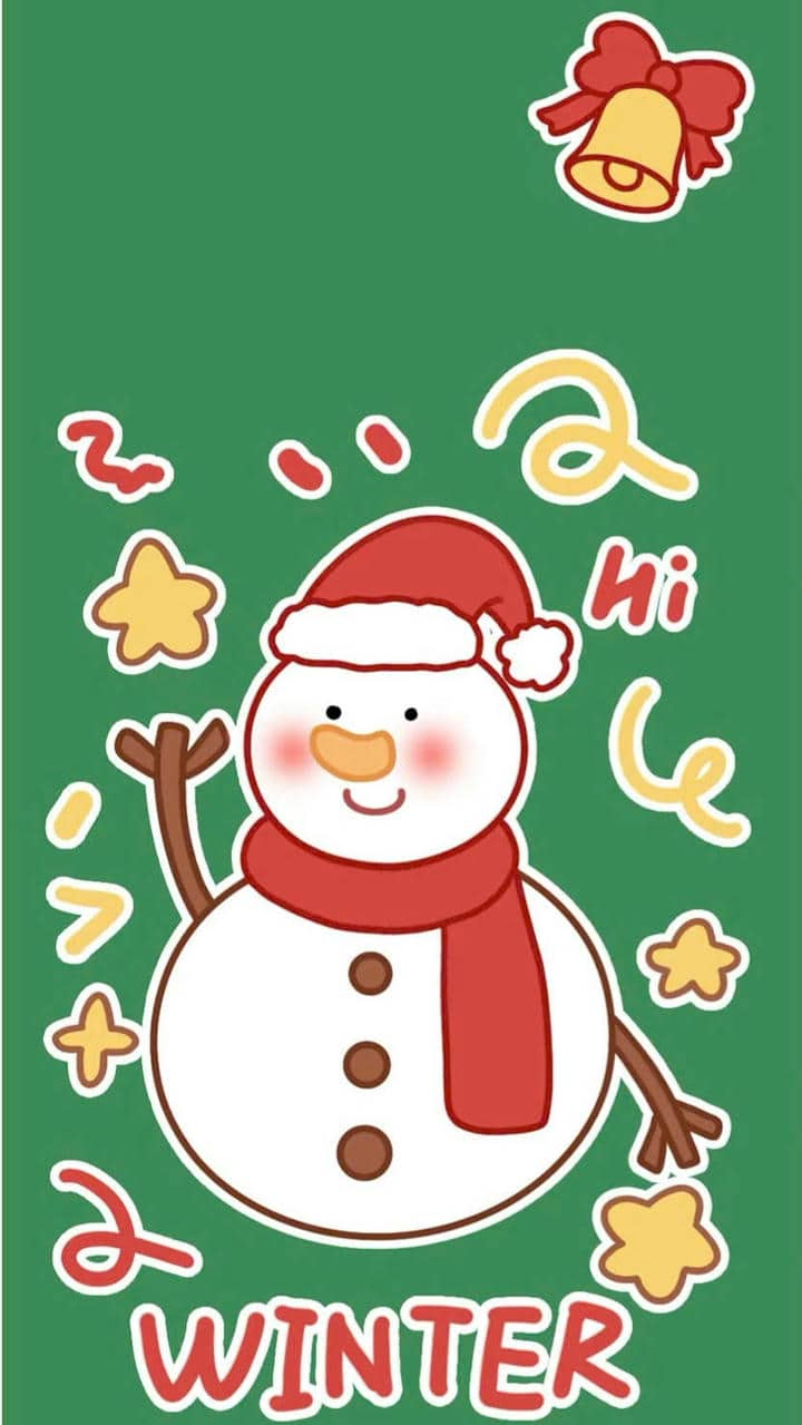 Ảnh nền noel cute cho điện thoại