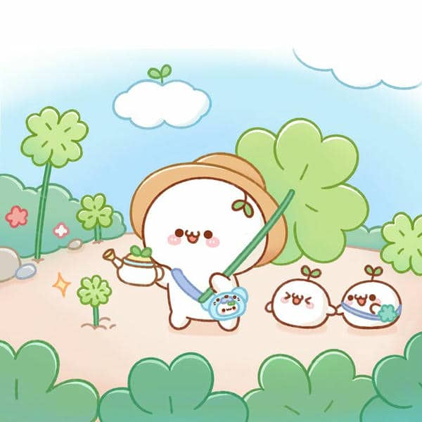 Avatar hình ảnh cỏ 4 lá cute