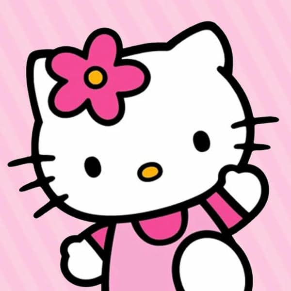 Avatar hình ảnh mèo Hello Kitty cute