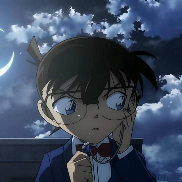 Avatar hình anime Conan ngầu