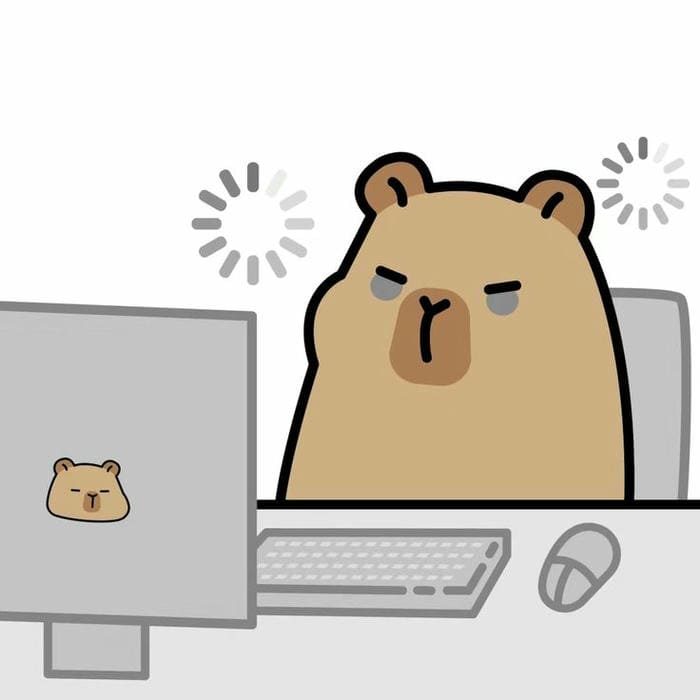 Capybara vô tri avatar cute