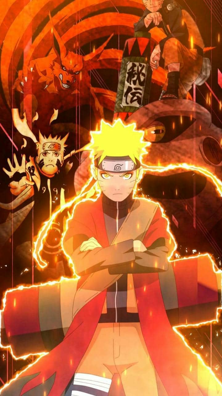 Cửu vĩ hình nền Naruto