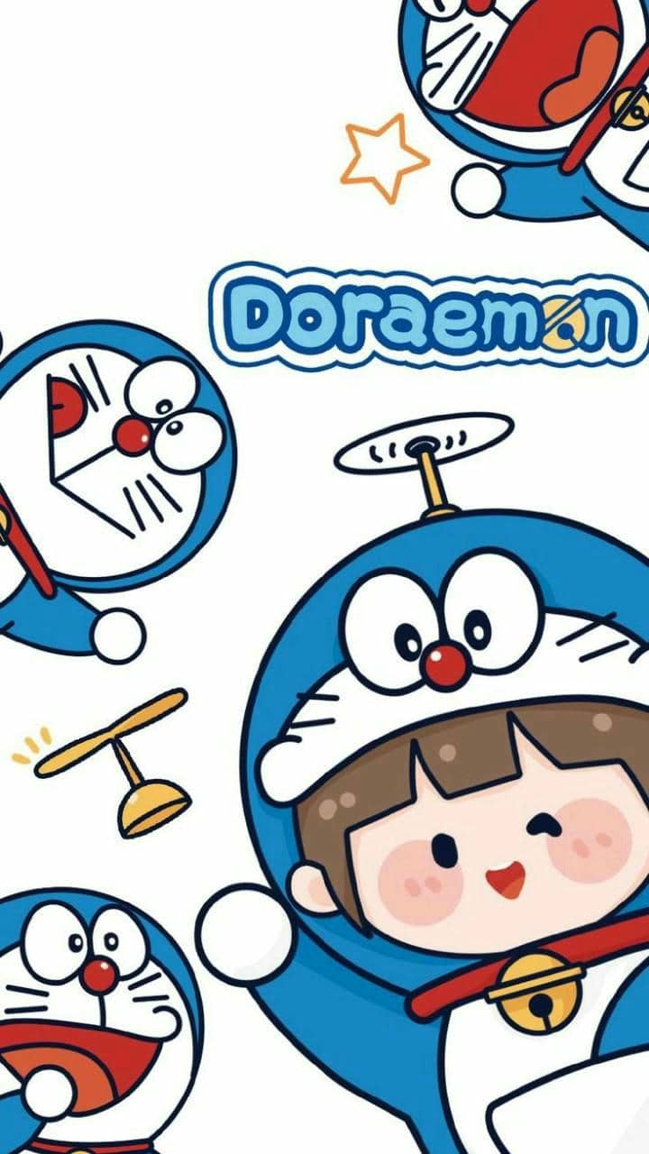 Doremon chibi hình nền Doraemon cute