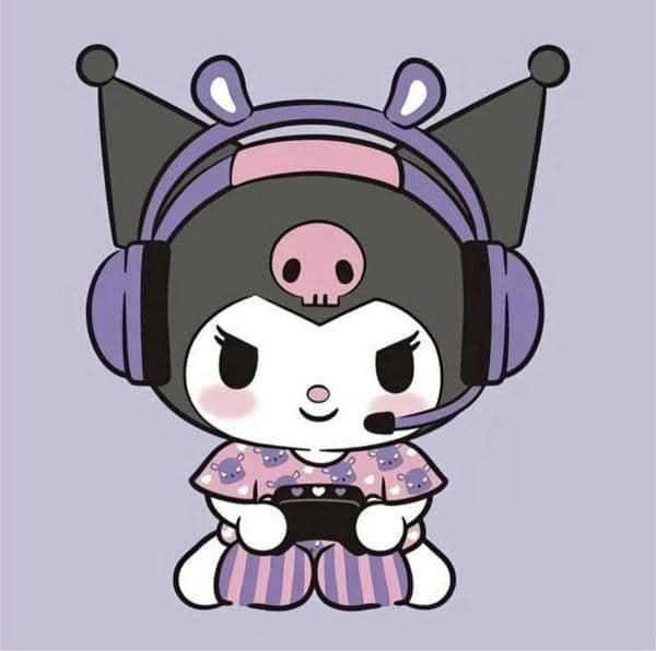 Hình ảnh avatar Kuromi cute đáng yêu