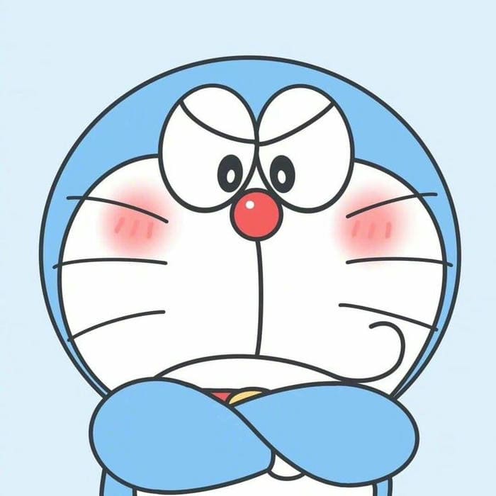 Hình avatar Doraemon biểu cảm đáng yêu