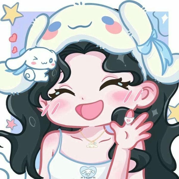 Hình avatar Zalo chibi nữ Cinnamoroll đáng yêu