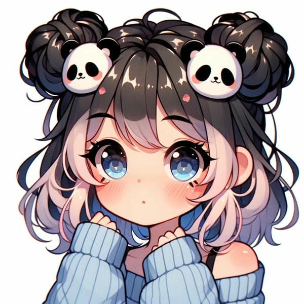 Hình avatar anime chibi nữ siêu đáng yêu