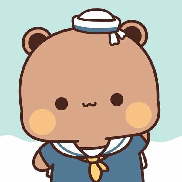 Hình gấu cute làm avatar