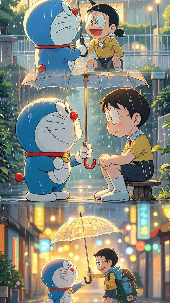 Hình nền Doraemon và Nobita