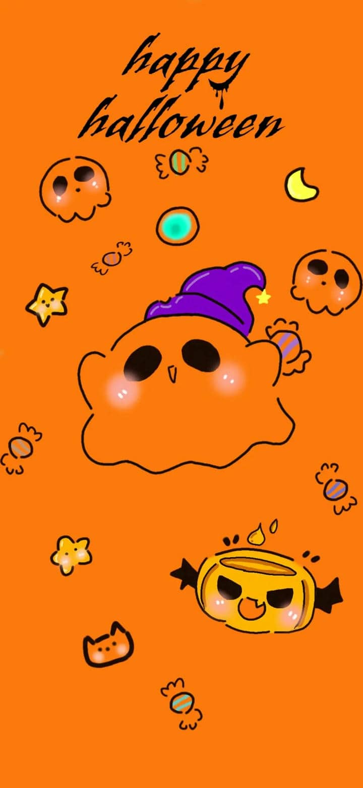 Hình nền Halloween cho điện thoại cute