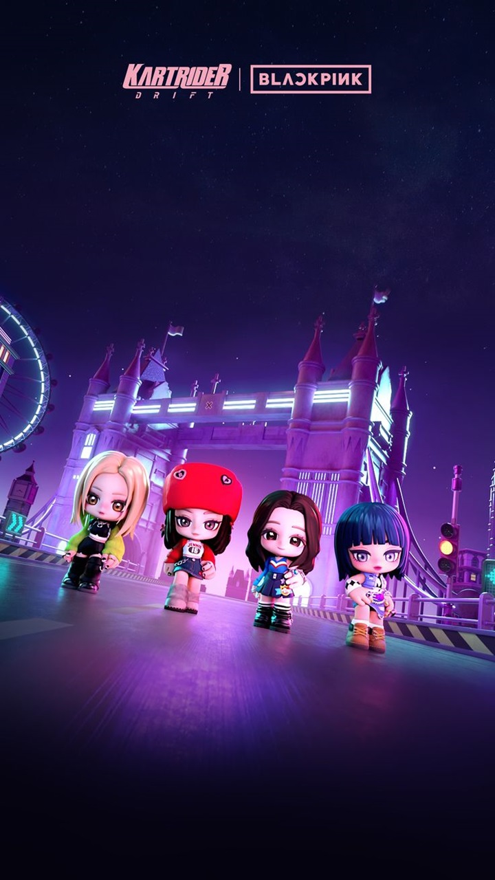 Hình nền điện thoại chibi Blackpink siêu đáng yêu