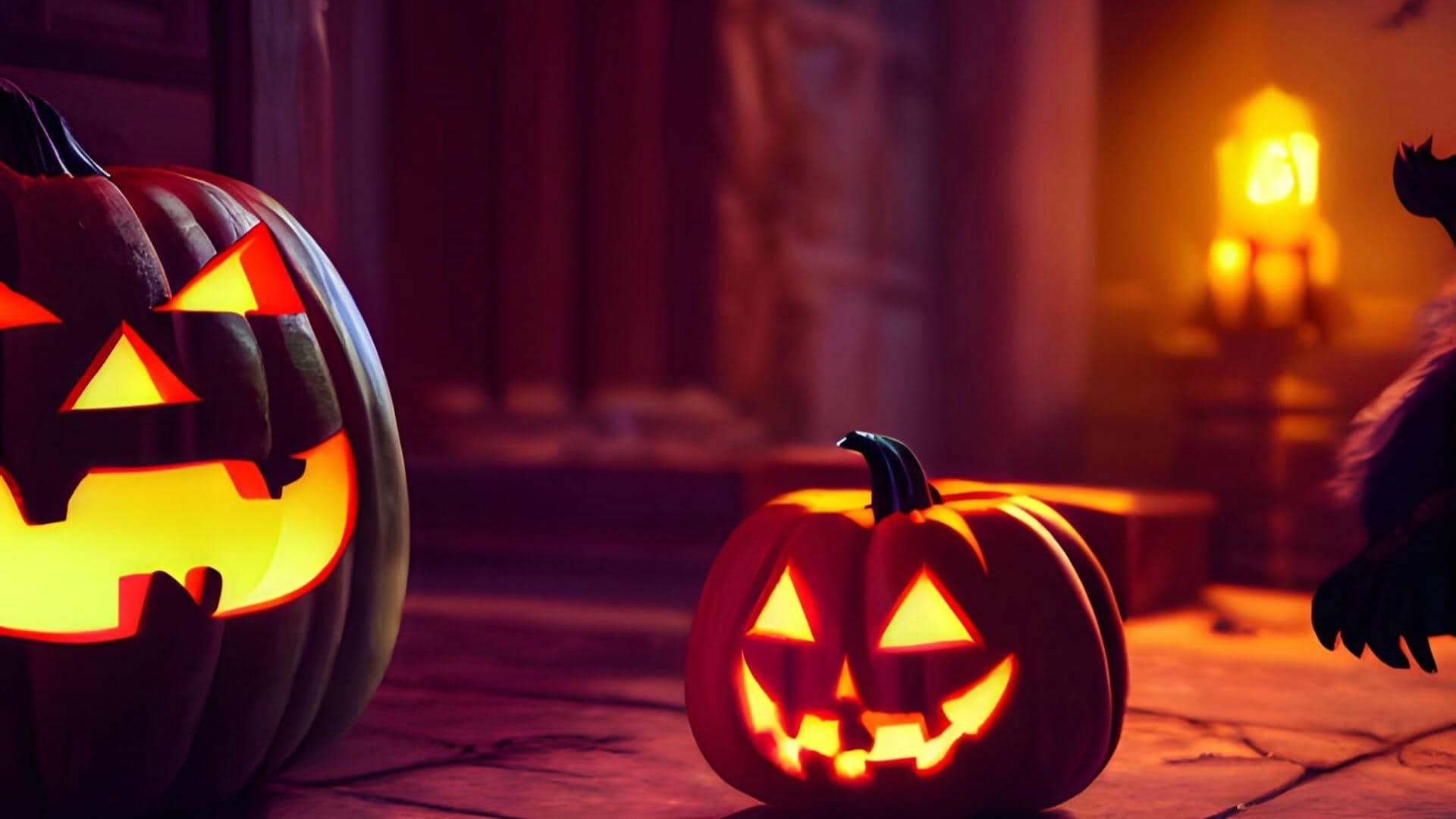 Hình nền máy tính Halloween kinh dị