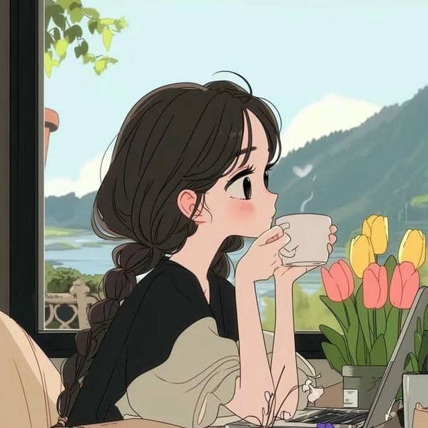 Lofi anime avatar chill