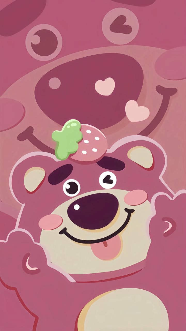 Lotso hình nền gấu dâu cute