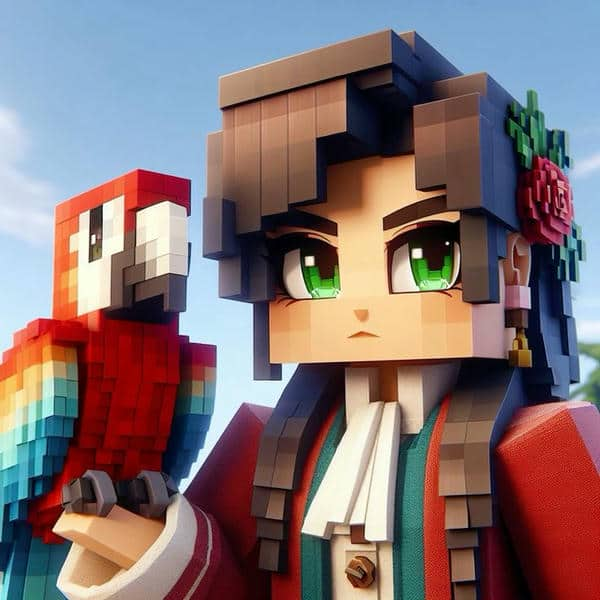 Minecraft girl avatar