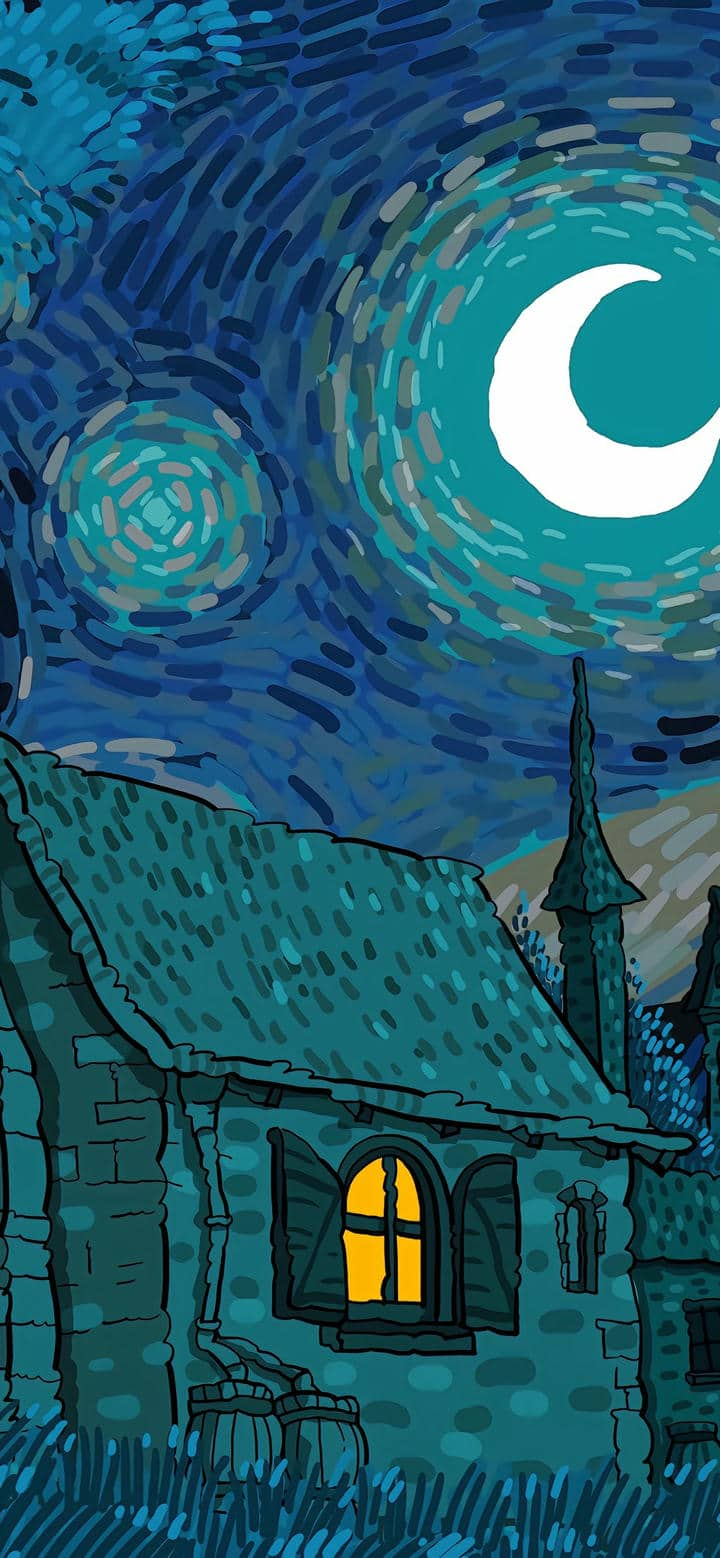 Tranh Van Gogh làm hình nền cho iphone