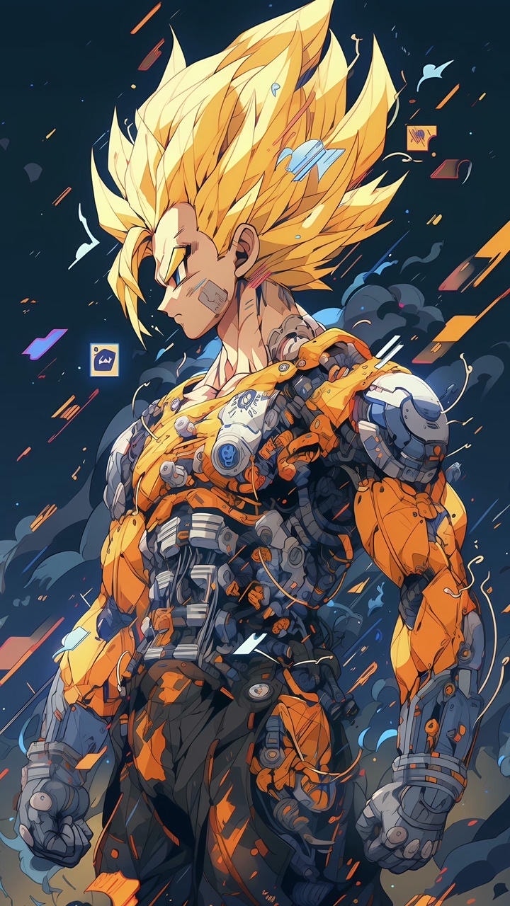 hình nền goku tóc vàng